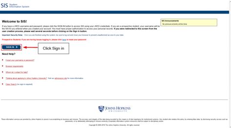 If you’ve already applied via the online application system, login as a Returning User. . Jhu sis